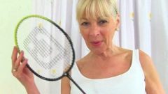 English Gilf Elaine Sticks A Badminton Racket Up Her Pussy