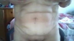 Busty Granny Bianca Nude On Bedroom Webcam