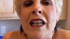 Very Racy Grandma Has A Soaking Wet Pussy